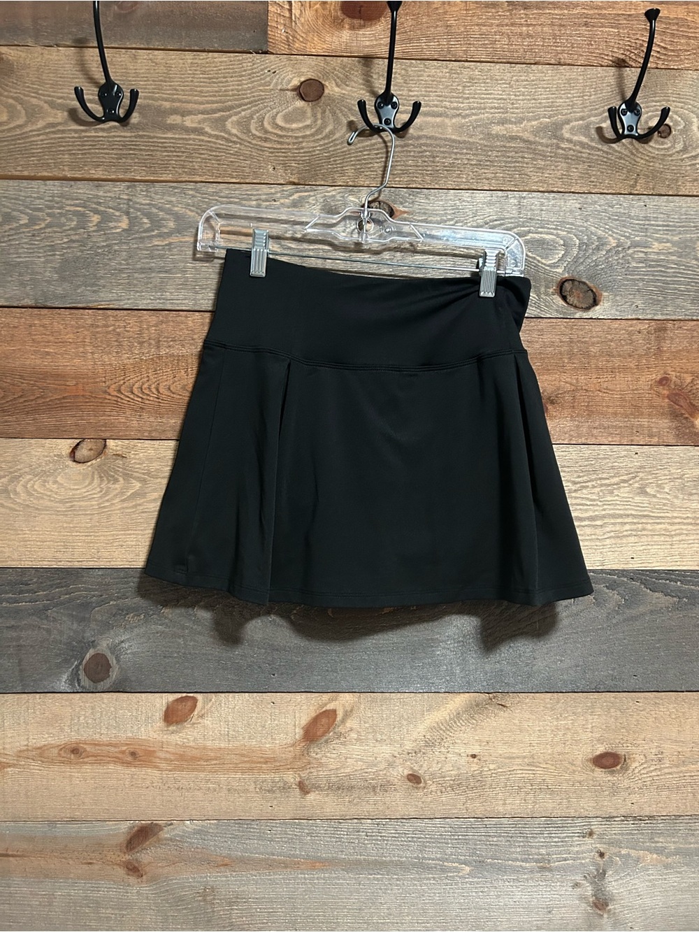 SHEIN Black Circle Skater Skirt